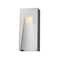 Z-Lite Millenial 1 Light Outdoor Wall Light, Silver & Frosted Ribbed 561B-SL-SL-FRB-LED - alternate 1